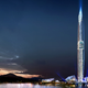 Illustration for article titled This skyscraper can get invisible at the touch of a button
